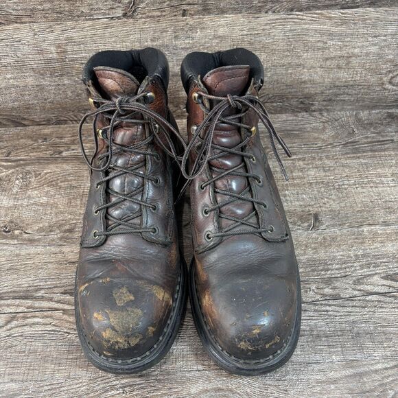 Red Wing 2226 Work Boots Men's 11.5 Brown Leather Steel Toe SuperSole USA EH - Picture 3 of 8